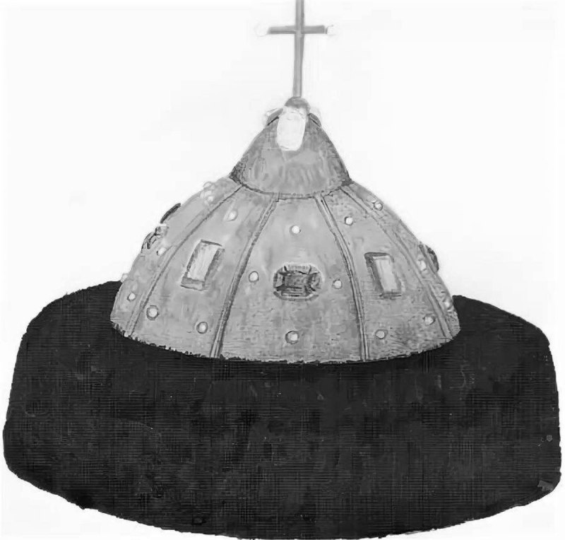 Шапка Мономаха рисунок карандашом