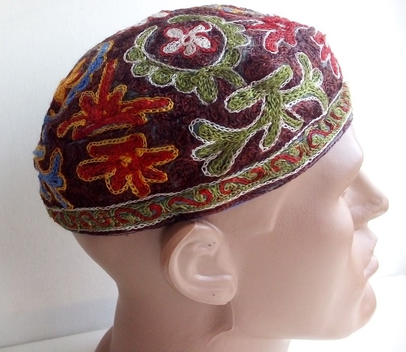 Embroidered Skullcap PNG for Muslim