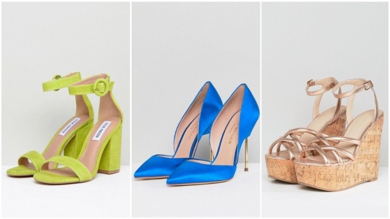Летние босоножки на каблуке