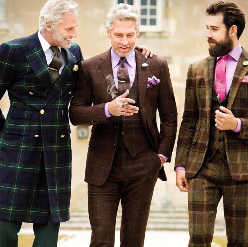 Мужской костюм в английском стиле