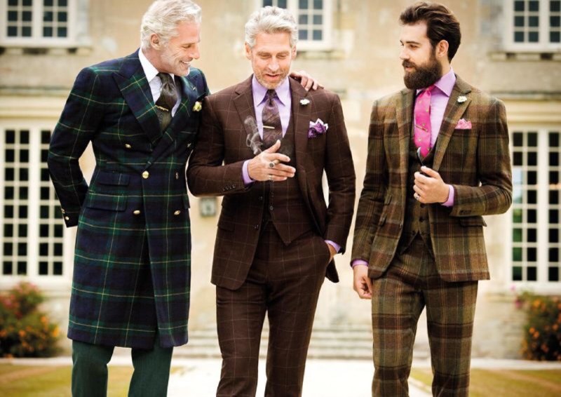 Мужской костюм в английском стиле