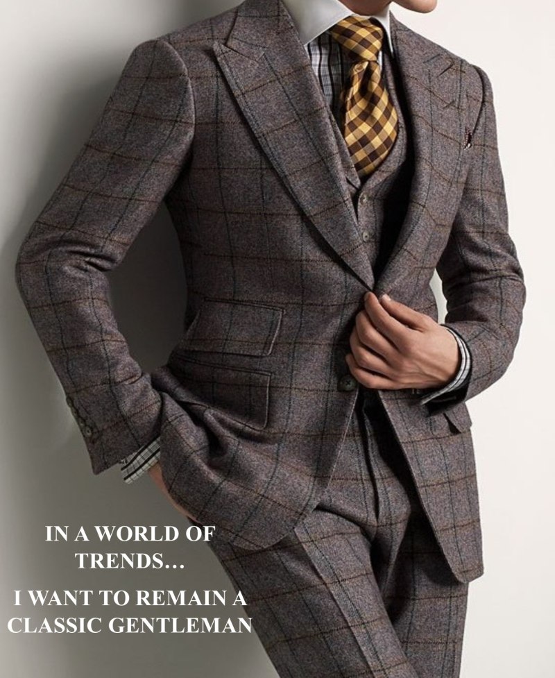 Твидовый костюм мужской тройка