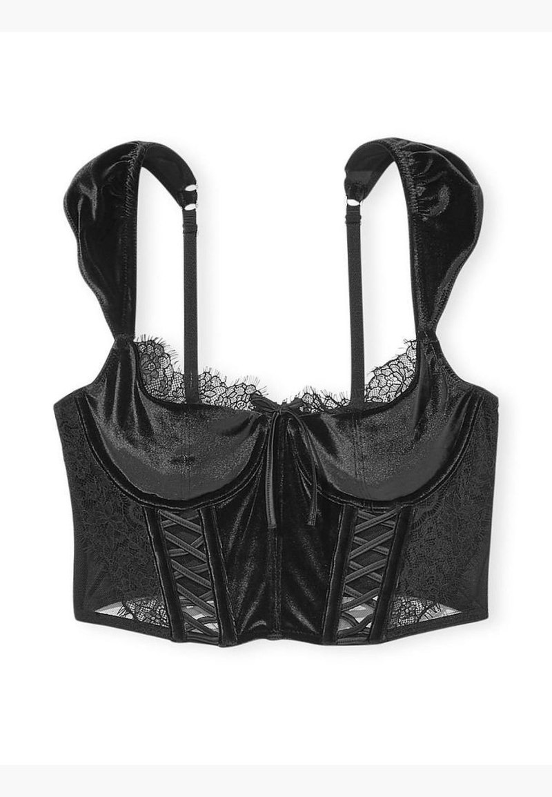 Бюстье из бархата