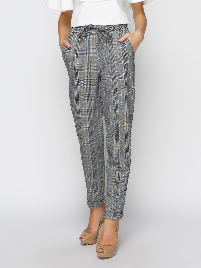 Брюки Золла в клетку женские