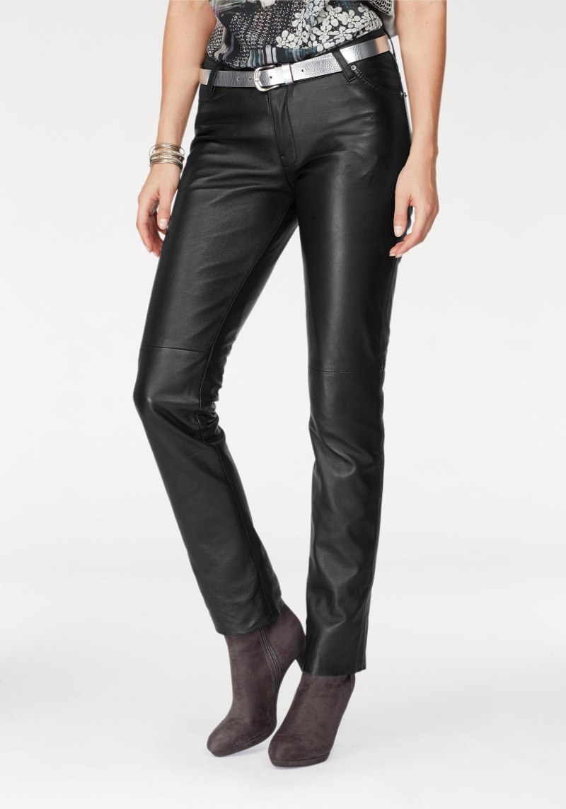 Кожаные брюки Paolo Framinco