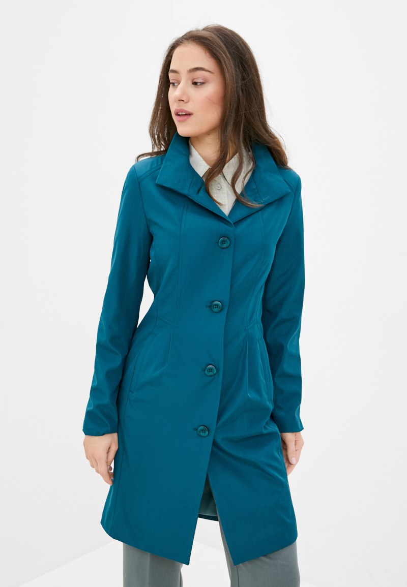 Плащ женский бирюзовый