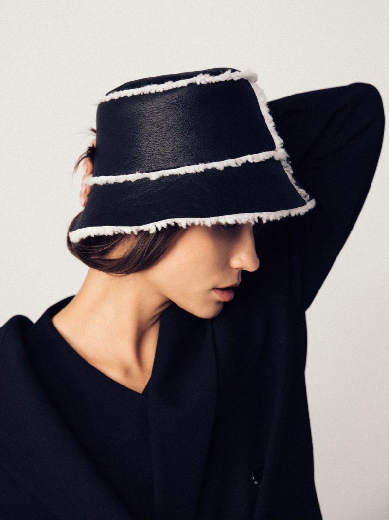 Панамка с дубленкой