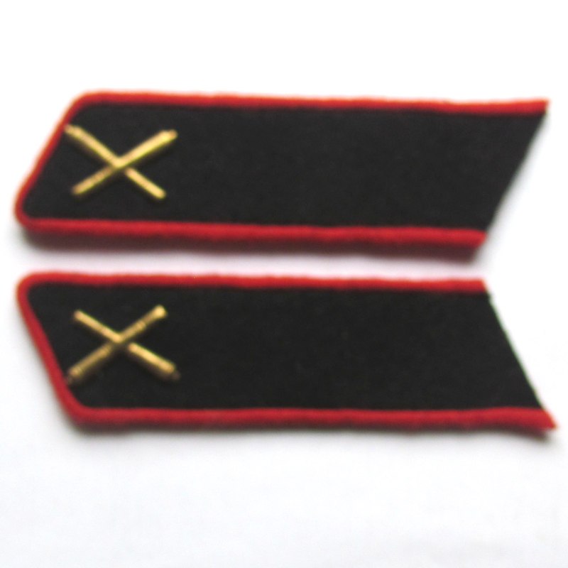 Петлицы рядового артиллерии РККА 1935-1943