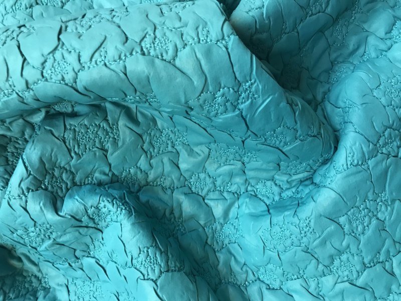 Бирюзовый цвет ткани