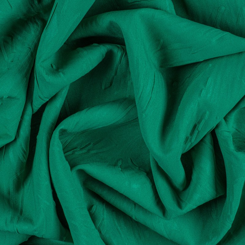 Креп шифон изумрудный