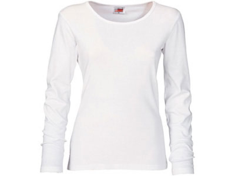 Белая кофта с длинным рукавом