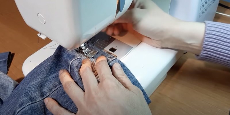 Джинсовый шов на швейной машине
