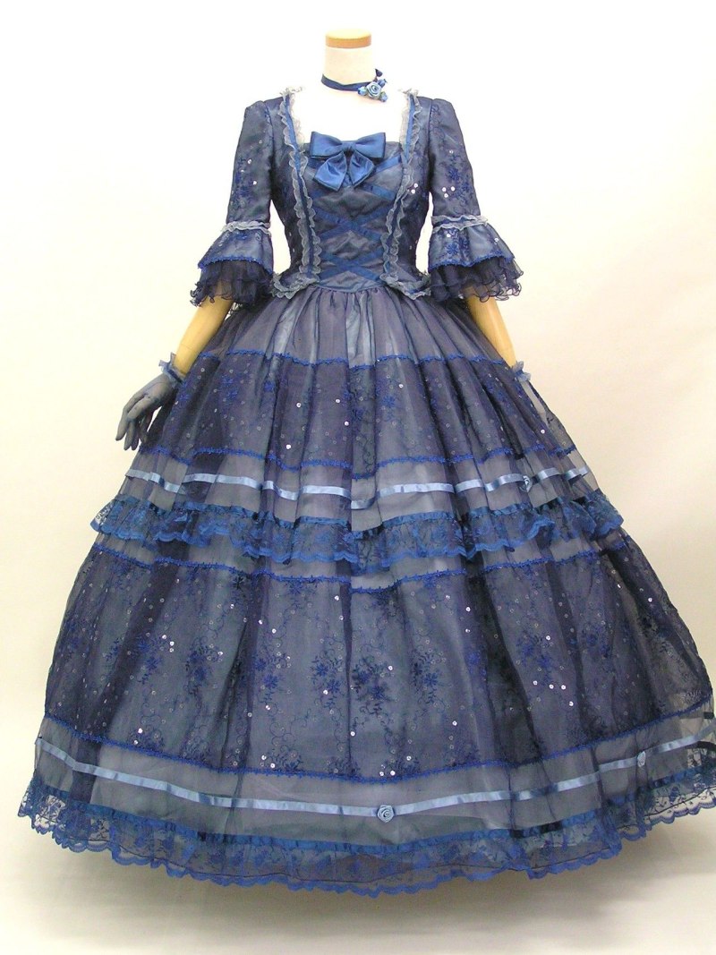 Blue Victorian платье