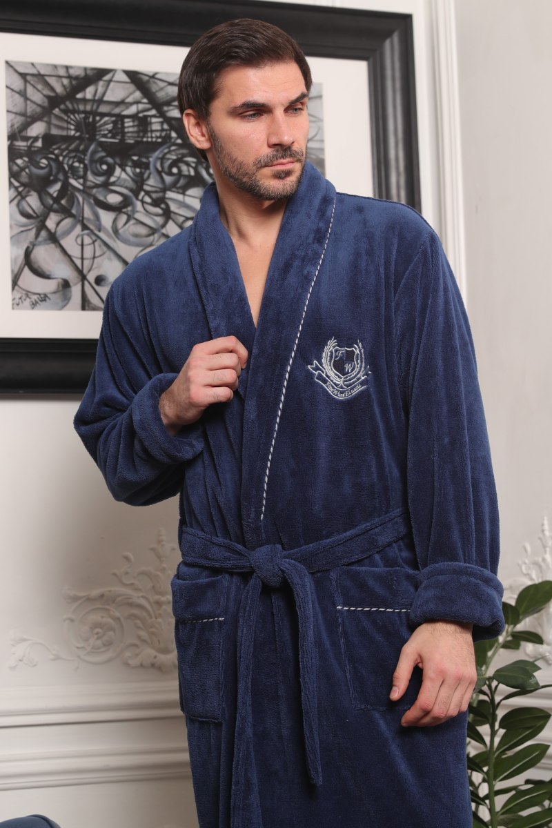 Банный халат мужской