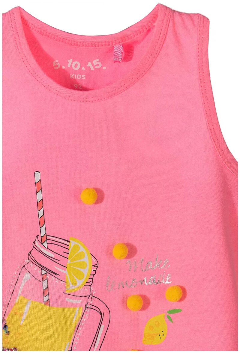 Розовая футболка детская