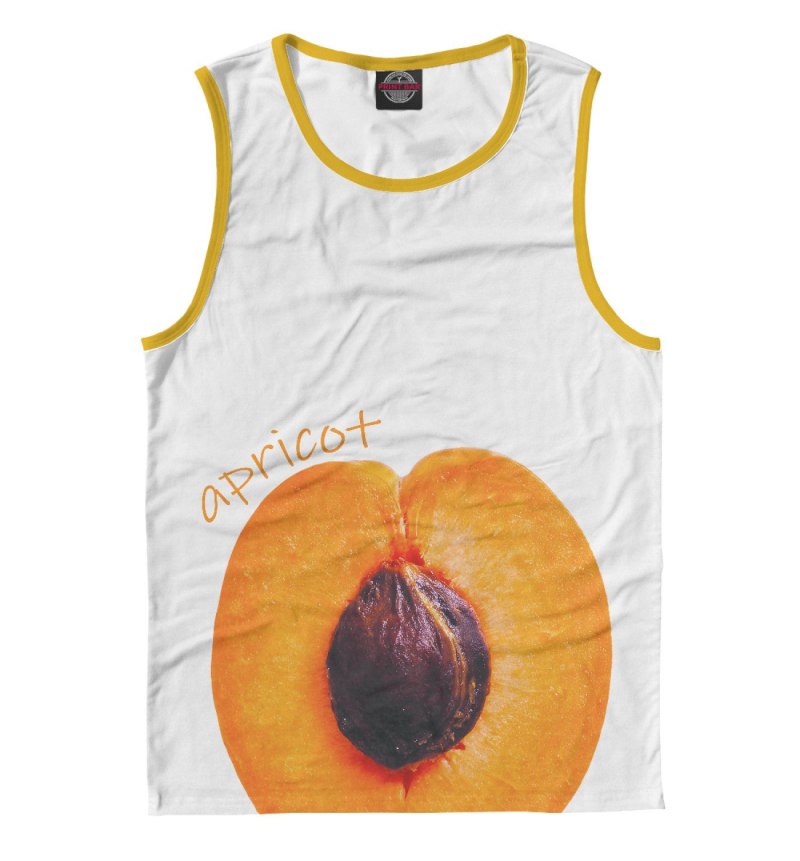 Футболка с принтом абрикос