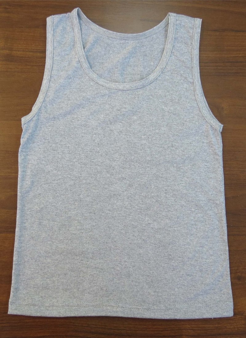 Майка детская серая