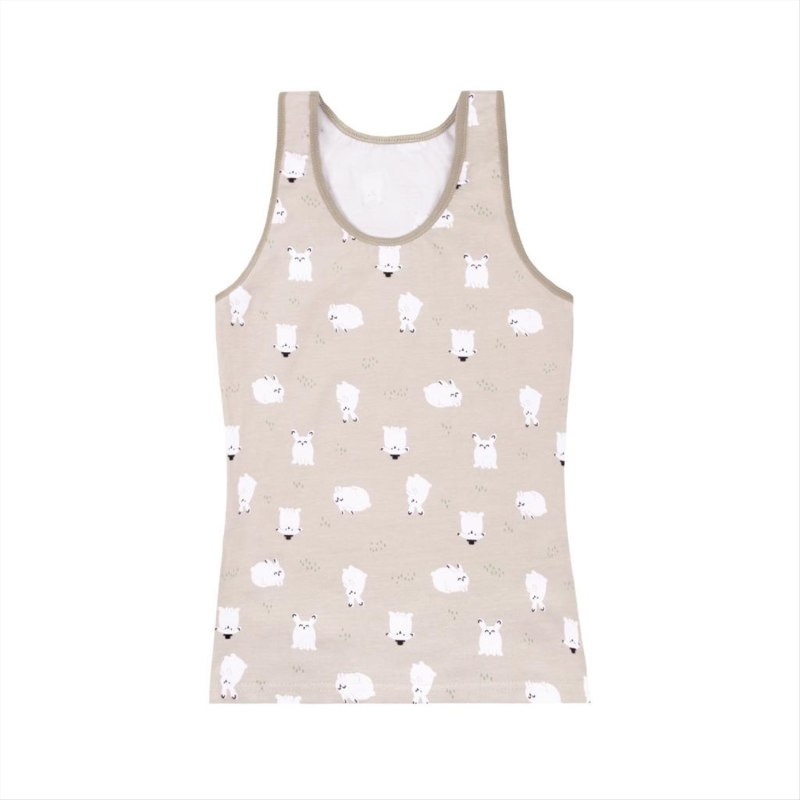 Бежевая футболка детская Sinsay