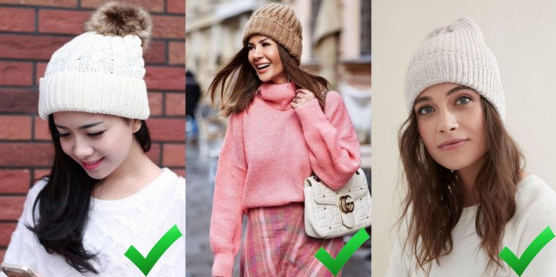 Модные вязаные шапки в 2022 году