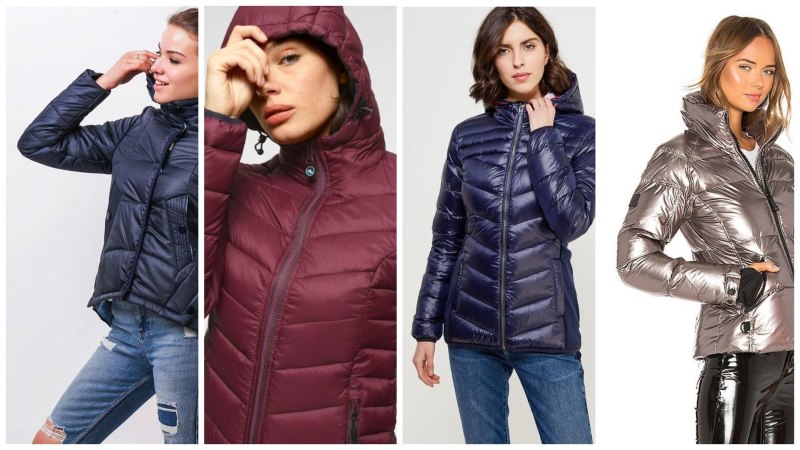 Пуховик женский короткий