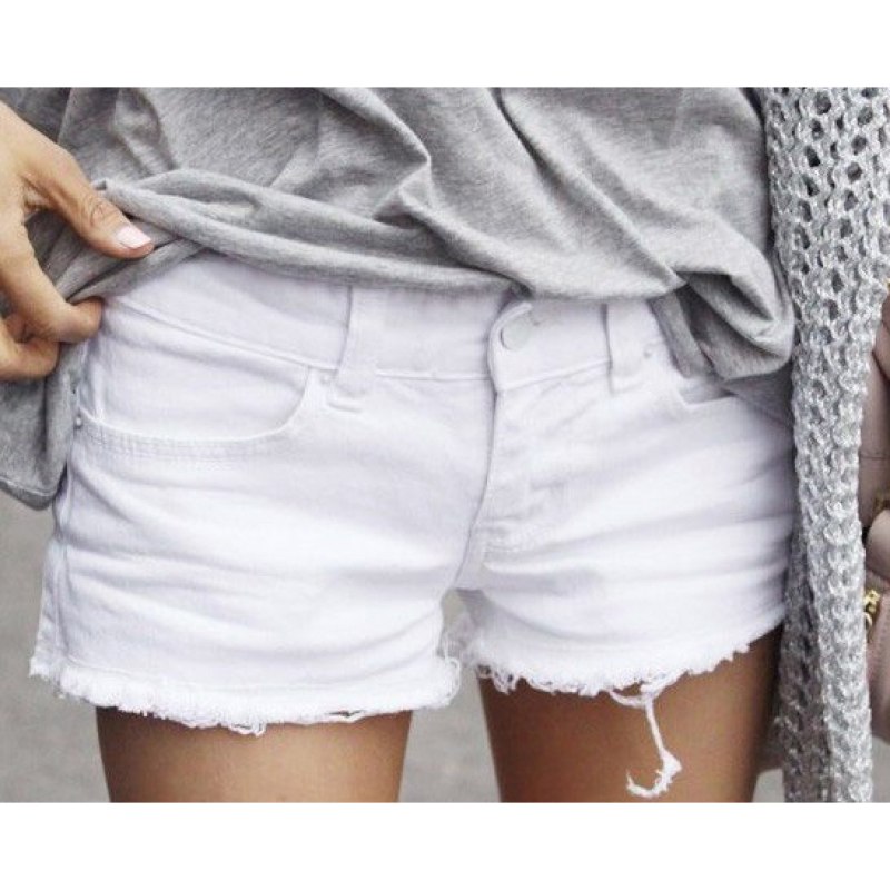 Черно белые шорты