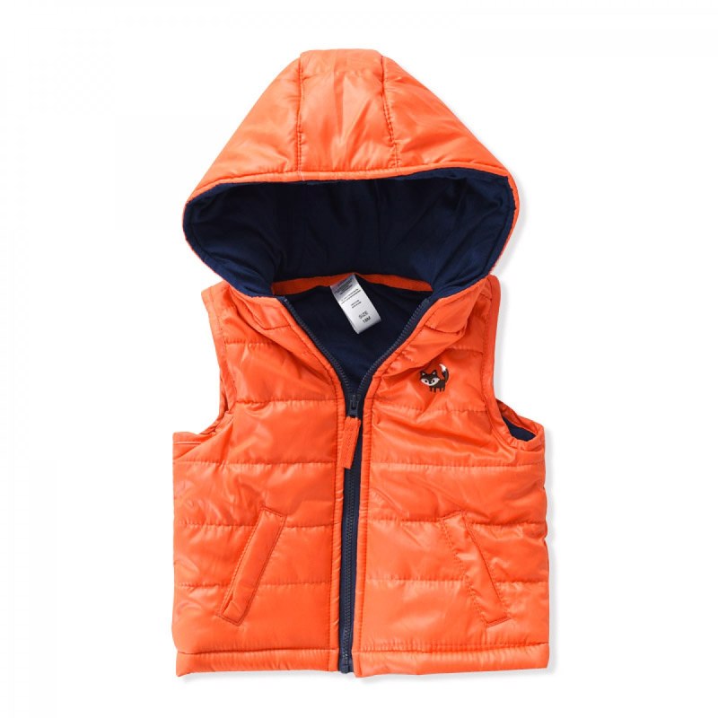Жилет для мальчика оранжевый