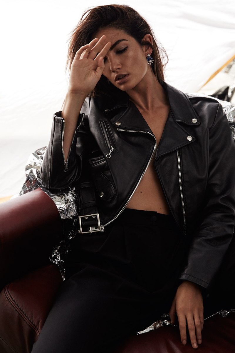 Lily Aldridge Leather