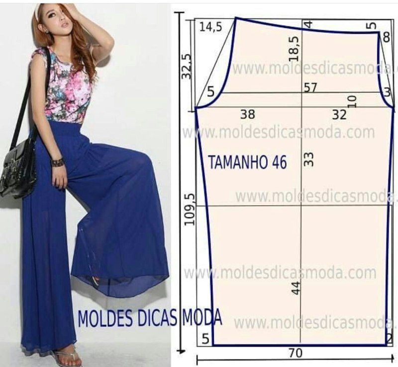 Лекало юбка брюки