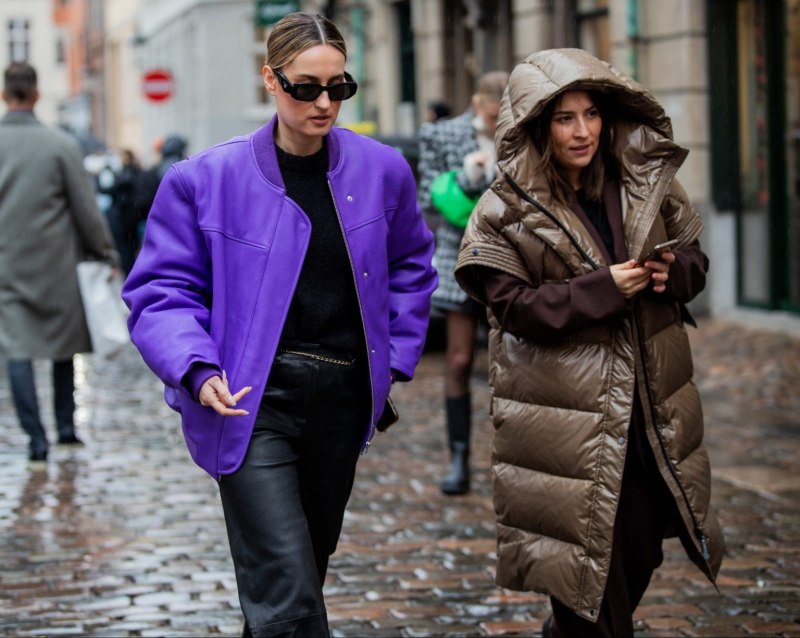 Пуховик стрит стайл 2022