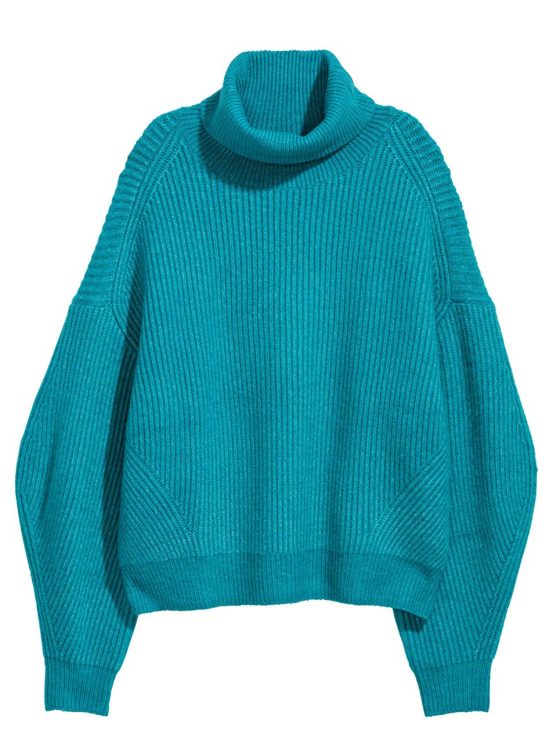 HM пуловер голубой