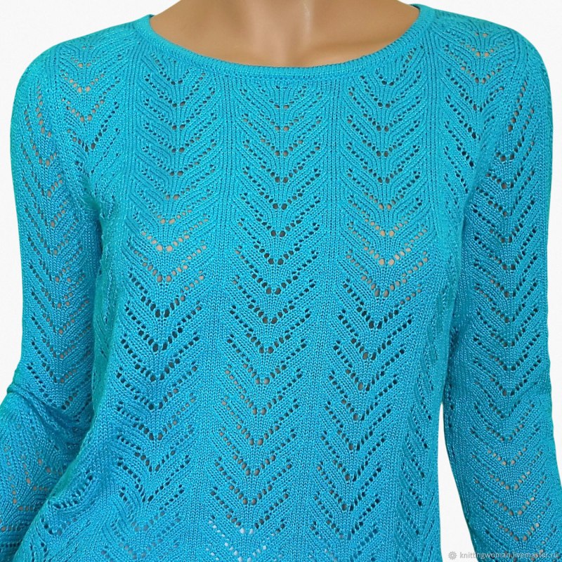 Бирюзовый джемпер