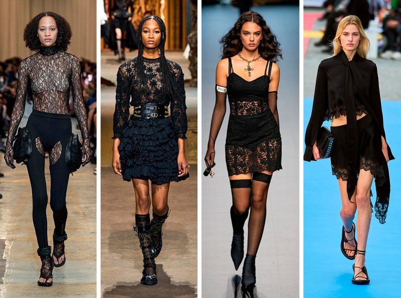 Платья с модных показов