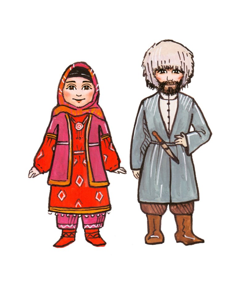 Национальный костюм аварцев