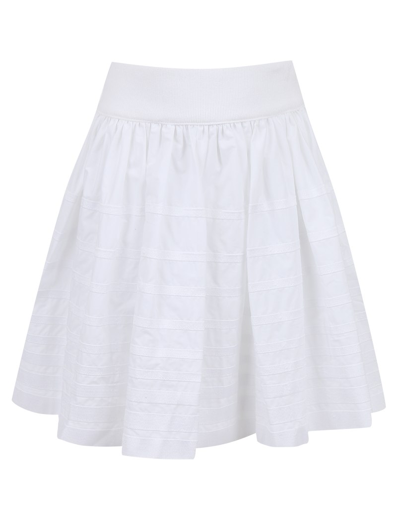 Белая летняя юбка