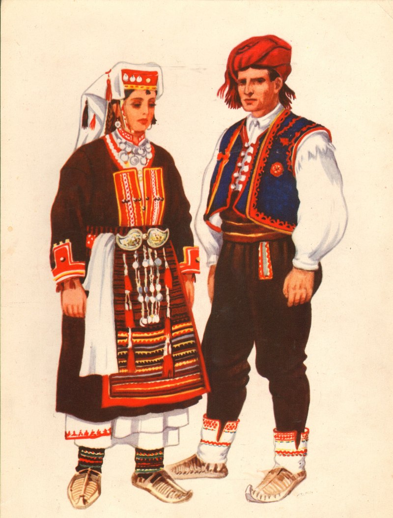 Балканский национальный костюм