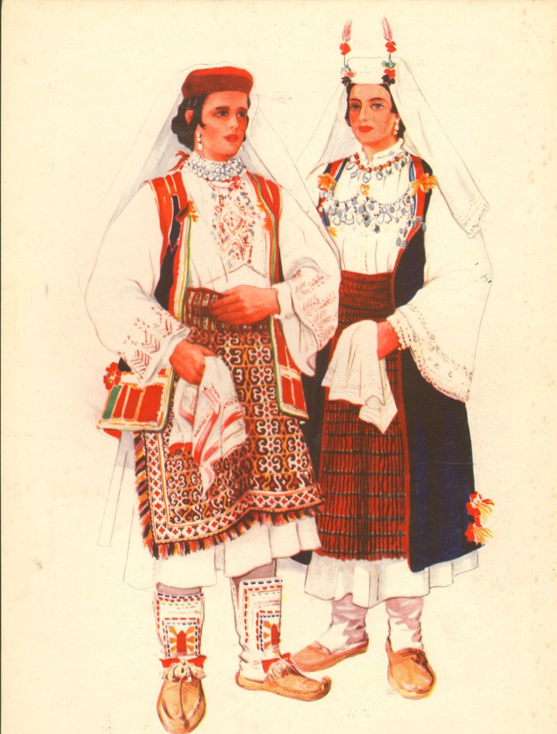 Народный костюм Югославия