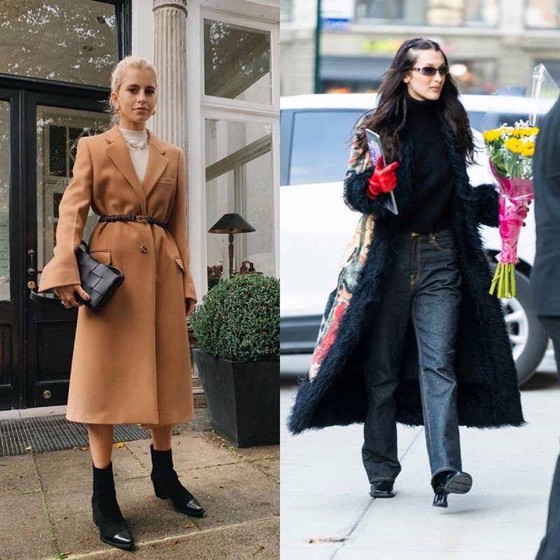 Пальто в пол