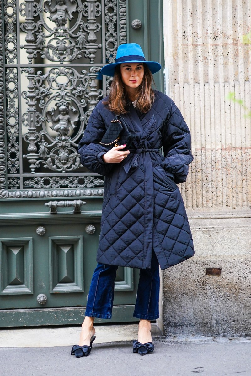 Стеганные пальто тренд 2020