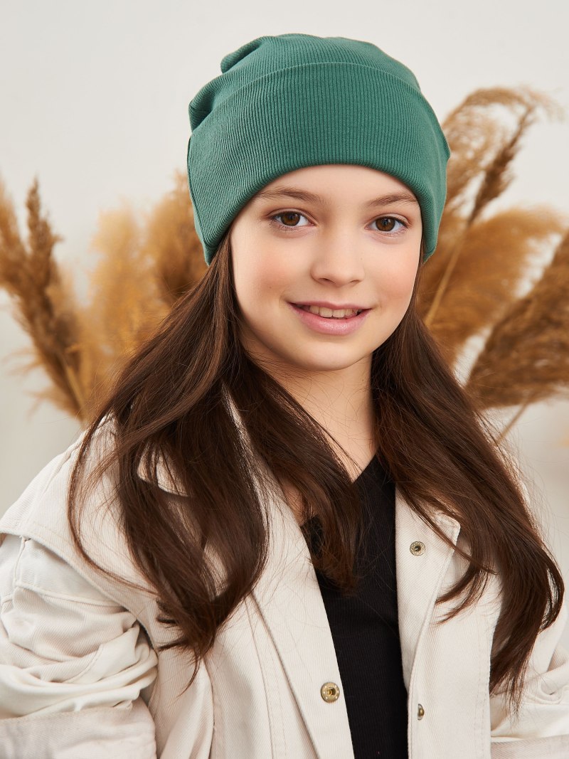 Шапочка Диана серая