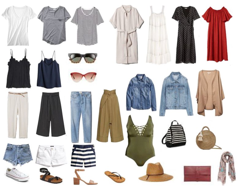 Капсульный гардероб в отпуск