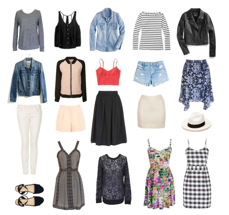 Базовые вещи в гардеробе на лето