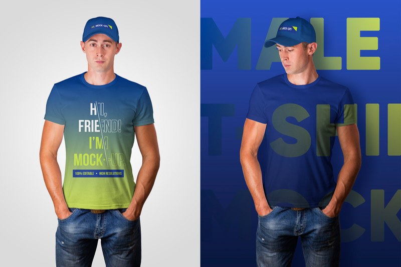 Брендированная футболка и кепка