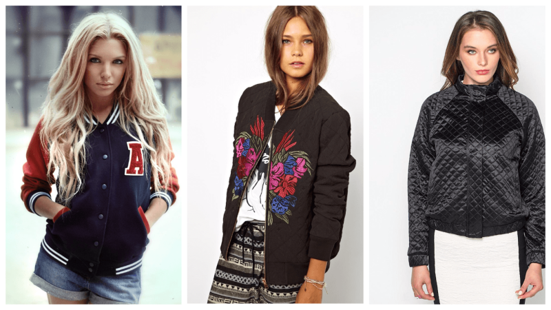 Куртка бомбер женская