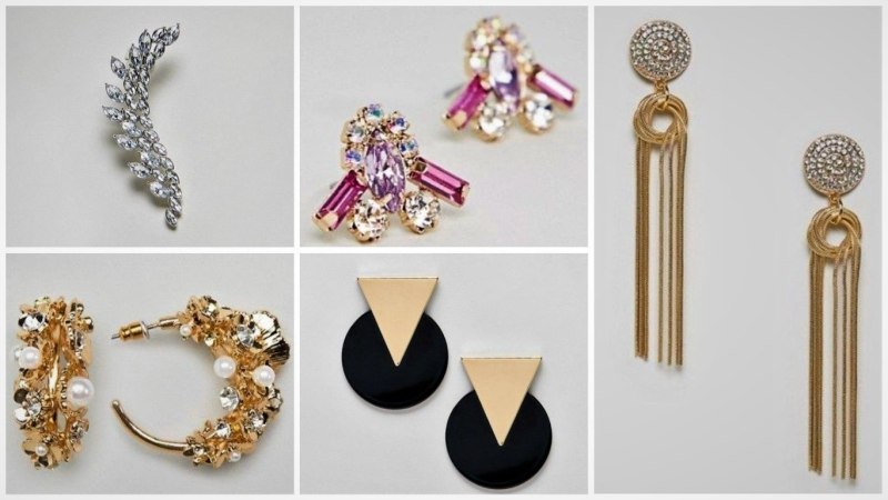 Современные серьги