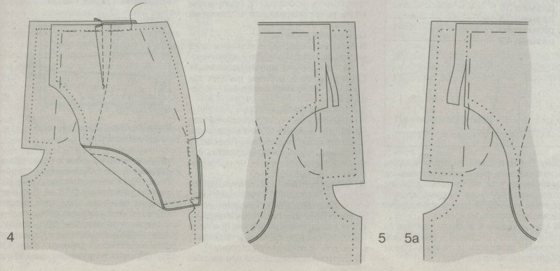 Лекала кармана с отрезным бочком
