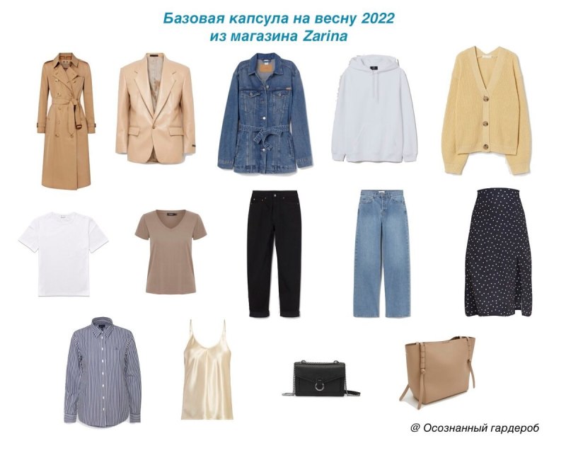 Базовая капсула Зара