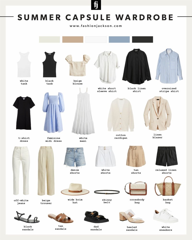 Summer Capsule Wardrobe