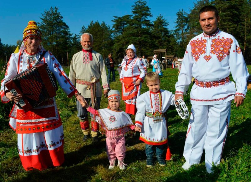 Национальный костюм вепсы, Ижоры, водь