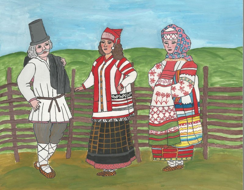 Удмурты в живописи
