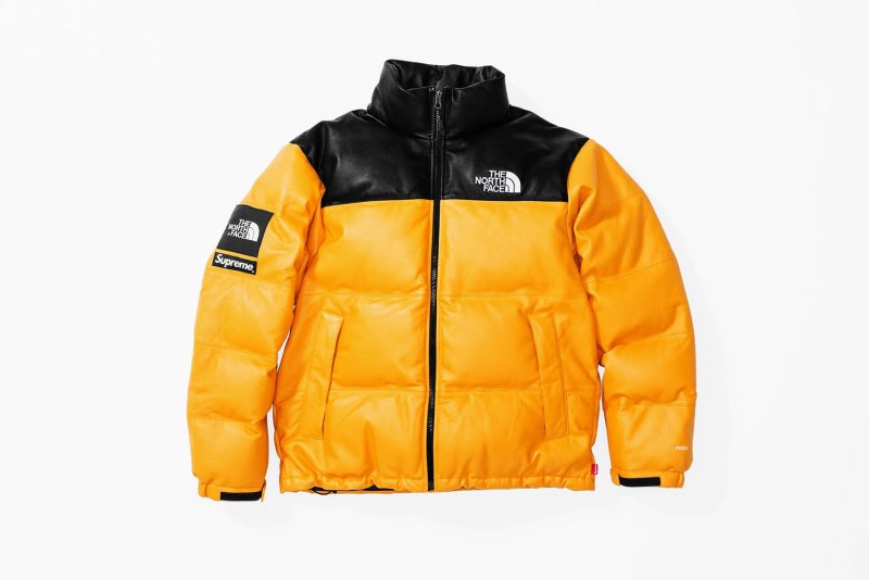 The North face x Supreme пуховик